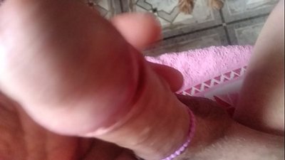 Brincando comigo com meu pinto e meu cachorro